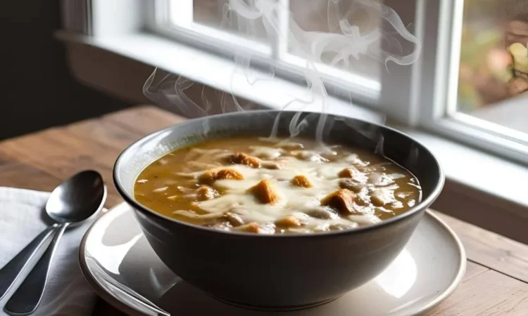 Klasikinė prancūziška svogūnų sriuba